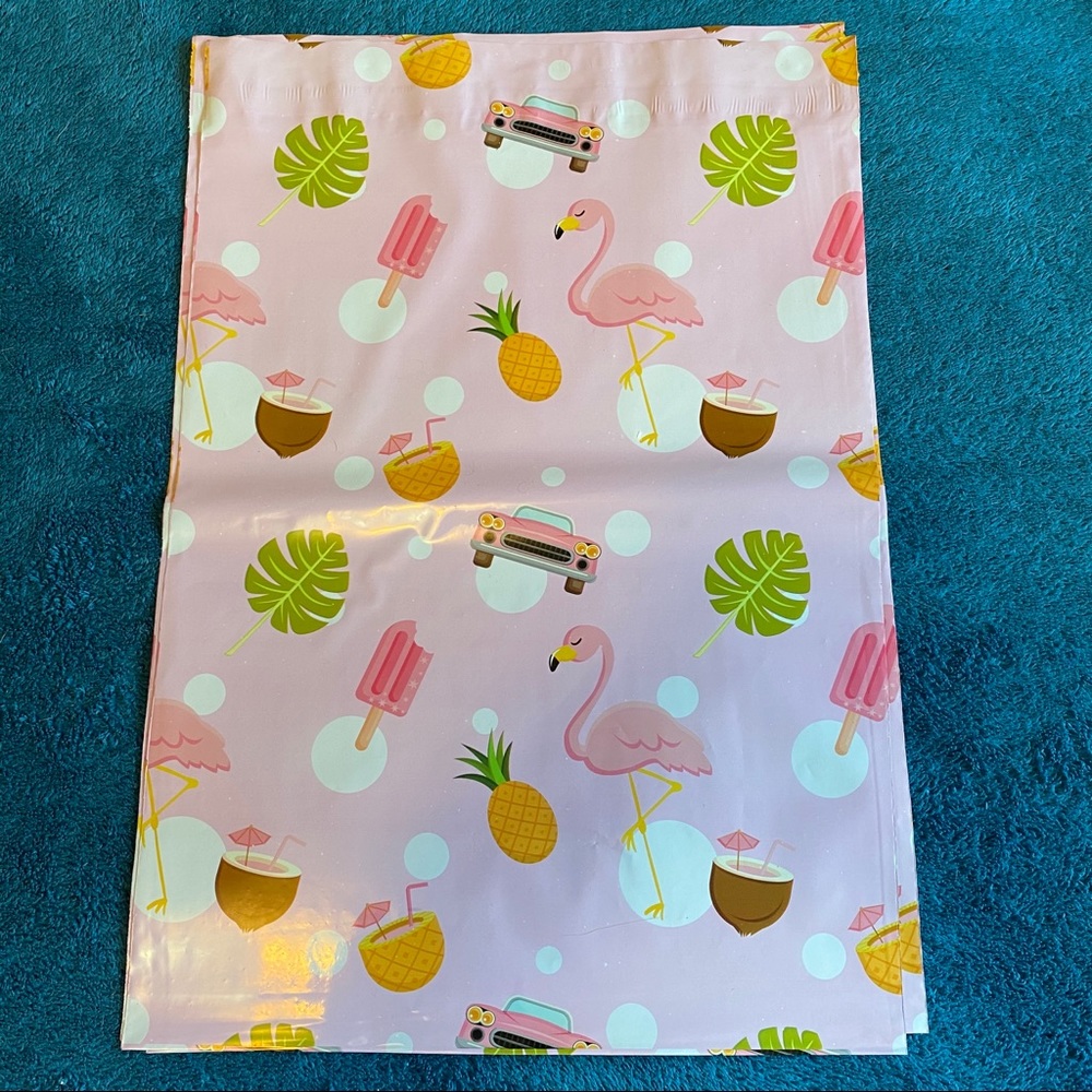 24 Pack 10X13 Pink Summer Poly Mailers PRICE FIRM - Picture 3 of 10